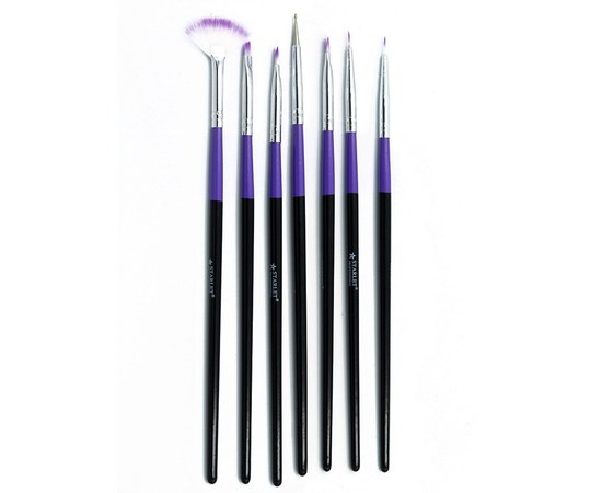 Изображение  Set of brushes for manicure 7 pcs Starlet Professional