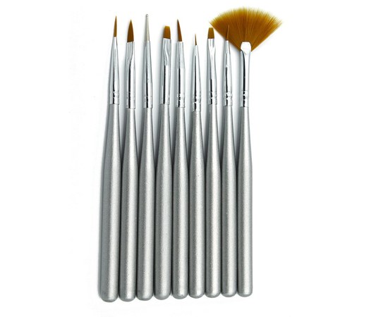 Изображение  Set of brushes for manicure Nail art Brush 9 pcs