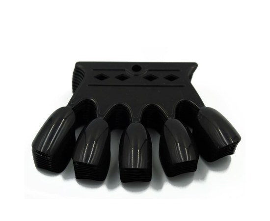Изображение  Ring palette for 50 nail design polish samples, black