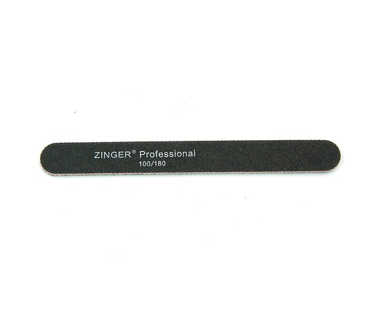 Изображение  Пилочка шлифовщик для ногтей 100/180 грит, баф-пилочка для маникюра Zinger Е-103, овал