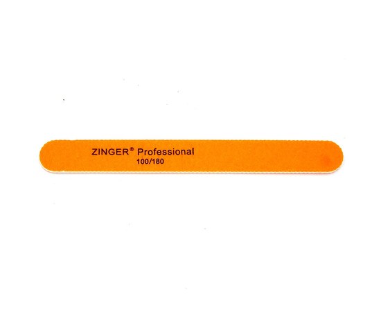Изображение  Nail file grinder for nails 100/180 grit, buff file for manicure Zinger E-528, oval