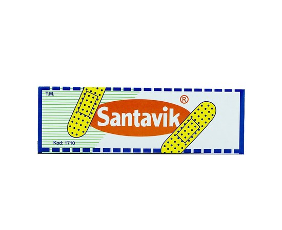 Изображение  Bactericidal plaster Santavik 10 pcs, 19x72 mm