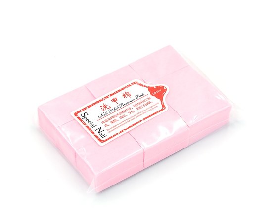 Изображение  Lint-free wipes for removing the sticky layer 1000 pcs, Pink