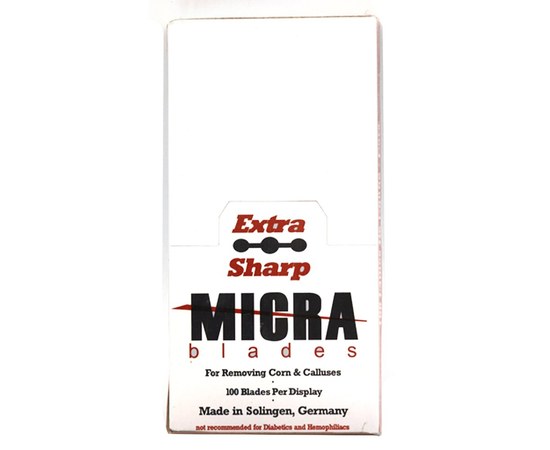 Изображение  Сменные лезвия для педикюрного станка Micra blades, 10 шт