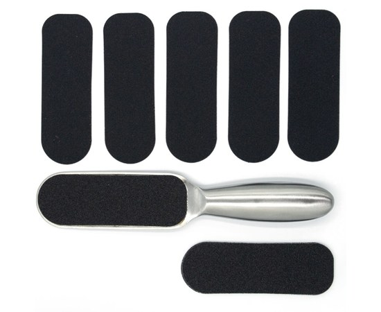 Изображение  Grater for pedicure Lilly Beauty metal with a set of abrasives