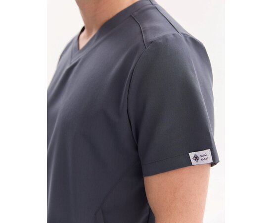Изображение 8 Medical surgical suit for men Portland dark gray size 52, "WHITE COAT" 569-408-966, Size: 52, Color: dark grey