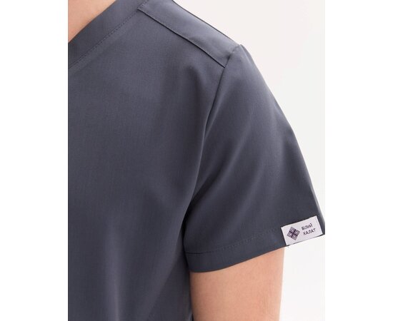 Изображение 7 Medical surgical suit for men Portland dark gray size 56, "WHITE COAT" 569-408-966, Size: 56, Color: dark grey