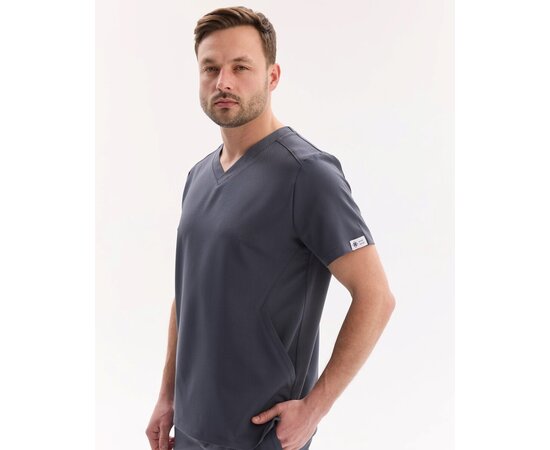 Изображение 4 Medical surgical suit for men Portland dark gray size 58, "WHITE COAT" 569-408-966, Size: 58, Color: dark grey