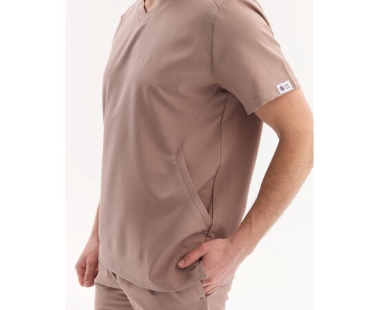 Изображение 5 Medical surgical suit for men Portland mocha size 48, "WHITE COAT" 569-421-966, Size: 48, Color: mocha