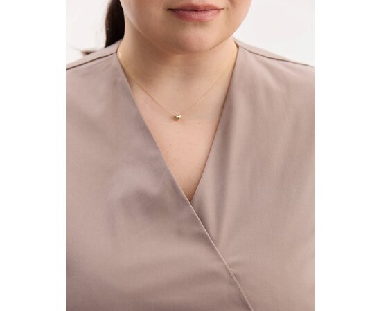Изображение 3 Медицинская рубашка женская Киото мокко +SIZE р. 56, "БЕЛЫЙ ХАЛАТ" 574-421-679, Размер: 56, Цвет: мокко