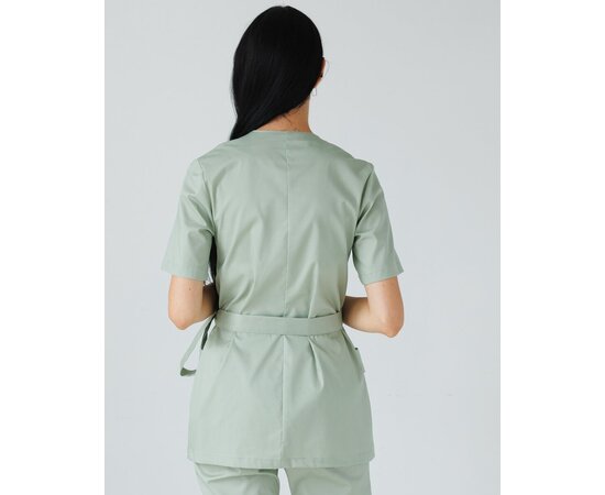 Изображение 2 Medical shirt for women Kyoto pistachio size 50, "WHITE COAT" 573-396-679, Size: 50, Color: pistachio