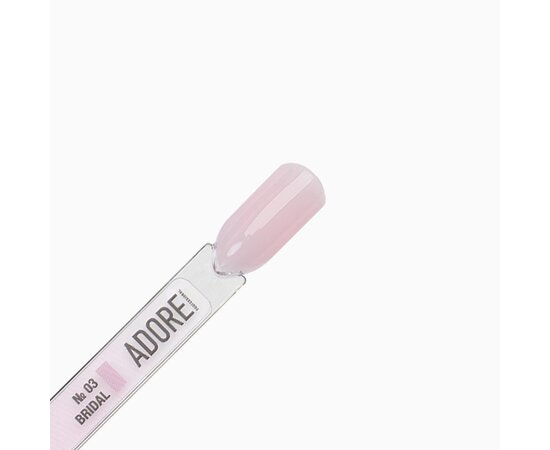 Изображение 3 Полупрозрачный гель в баночке с вакуумным насосом Adore Cover Gel 03 bridal натуральный розовый, 30 г, Объем (мл, г): 30, Вариант: 03