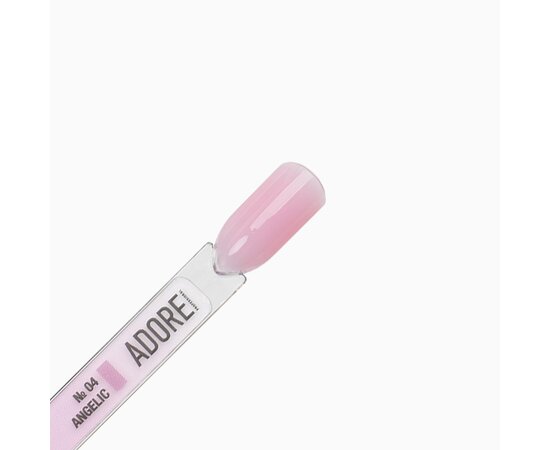 Изображение 3 Полупрозрачный гель в баночке с вакуумным насосом Adore Cover Gel 04 angelic холодный розовый, 30 г, Объем (мл, г): 30, Вариант: 04