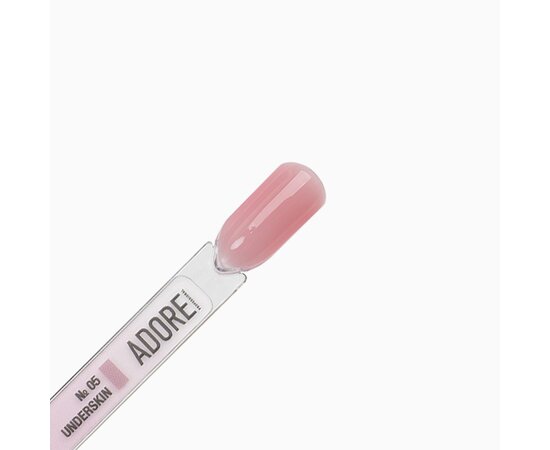 Изображение 3 Полупрозрачный гель в баночке с вакуумной помпой Adore Cover Gel 05 underskin бледный, 30 г, Объем (мл, г): 30, Вариант: 05