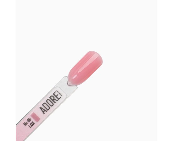 Изображение 3 Полупрозрачный гель в баночке с вакуумным насосом Adore Cover Gel 06 lox насыщенно-розовый, 30 г, Объем (мл, г): 30, Вариант: 06