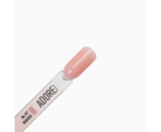 Изображение 3 Полупрозрачный гель в баночке с вакуумным насосом Adore Cover Gel 07 naked телесный, 30 г, Объем (мл, г): 30, Вариант: 07