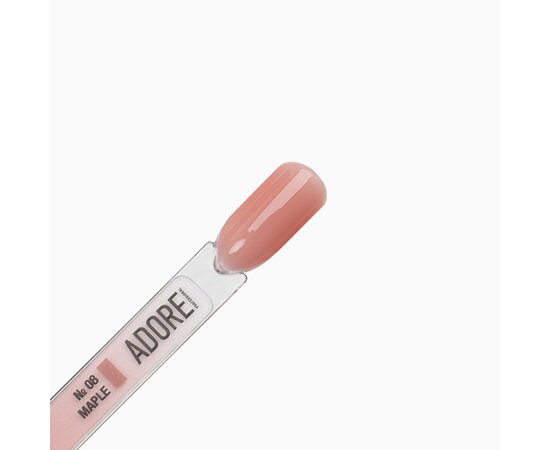 Изображение 3 Полупрозрачный гель в баночке с вакуумным насосом Adore Cover Gel 08 maple карамельный, 30 г, Объем (мл, г): 30, Вариант: 08