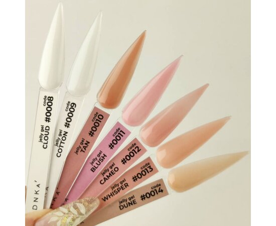 Изображение 3 Гель-желе DNKa Jelly Gel №0010 Tan, 15 мл , Объем (мл, г): 15, Вариант: 10