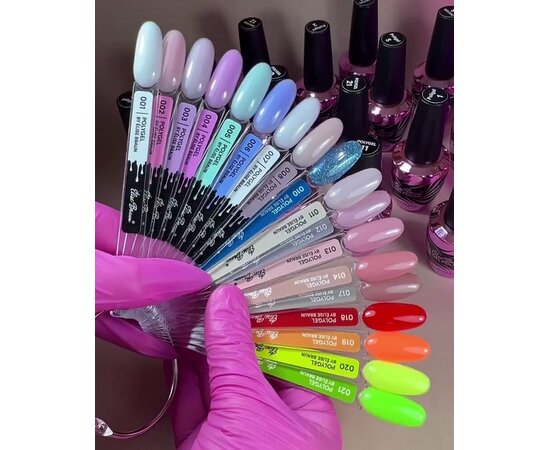 Изображение 2 Жидкий полигель Elise Braun Poly Gel 06 васильковый, 10 мл, Объем (мл, г): 10, Вариант: 006