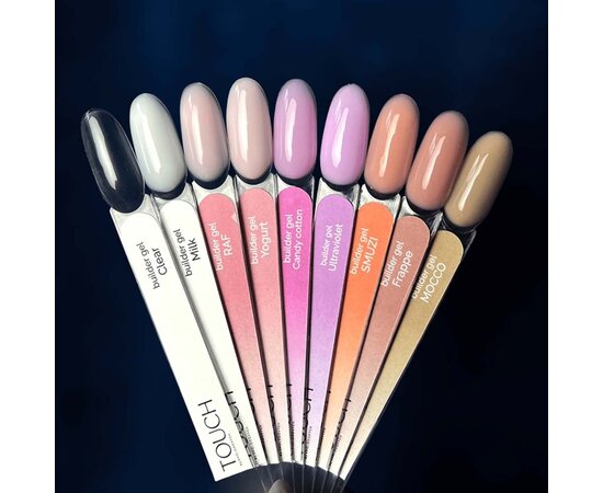 Изображение 5 Гель для наращивания Touch Builder Gel Caramel, 10 мл, Объем (мл, г): 10, Вариант: Caramel