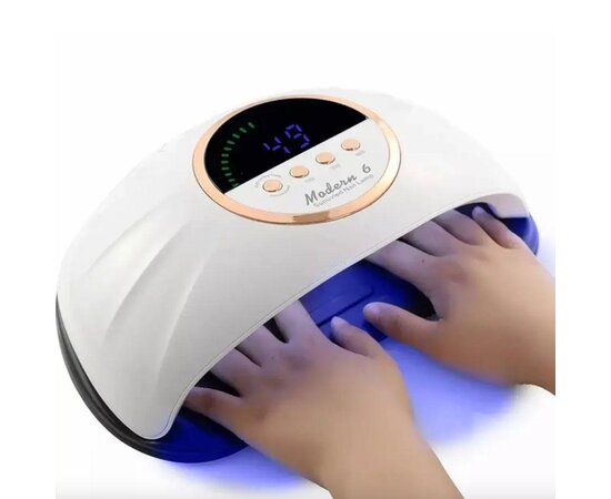 Изображение 2 Лампа UV/LED маникюрная на две руки Sun Modern 6 268 Вт, белая