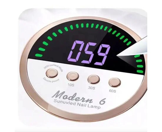 Изображение 4 Лампа UV/LED маникюрная на две руки Sun Modern 6 268 Вт, белая