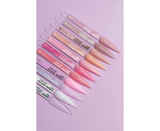 Изображение 2 Моделирующий гель для ногтей DNKa' Builder Gel Mousse 0002, 30 мл, Объем (мл, г): 30, Вариант: 0002