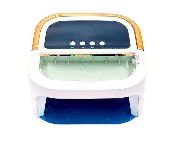 Изображение 3 Лампа UV/LED маникюрная с контейнером Sun AB5 248 Вт, золотая