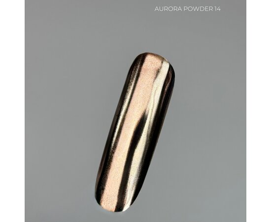 Изображение 3 Металлическая втирка для ногтей Touch Aurora Powder 14, 5 мл, Объем (мл, г): 5, Вариант: 14