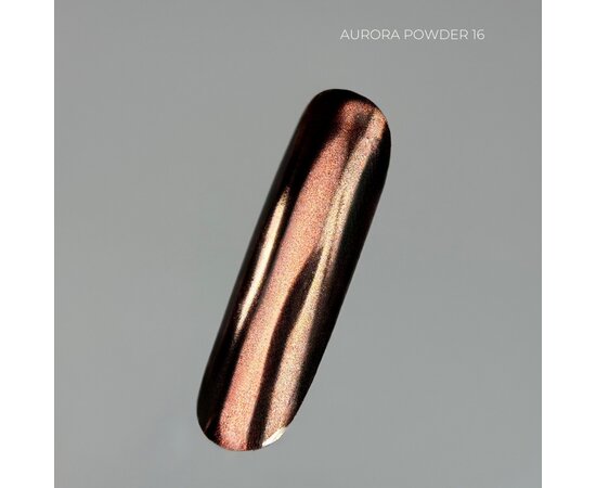Изображение 3 Металлическая втирка для ногтей Touch Aurora Powder 16, 5 мл, Объем (мл, г): 5, Вариант: 16