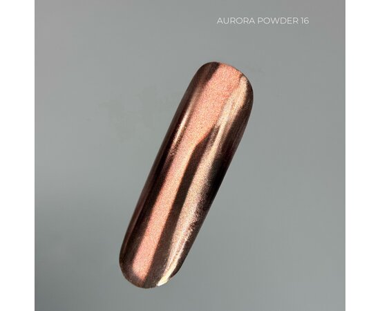 Изображение 2 Металлическая втирка для ногтей Touch Aurora Powder 16, 5 мл, Объем (мл, г): 5, Вариант: 16