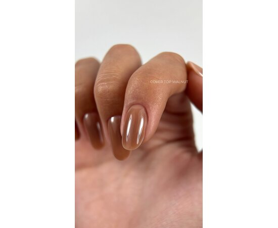 Изображение 3 Камуфляжный топ без липкого слоя Touch Cover Top coat Walnut, 13 мл, Объем (мл, г): 13, Вариант: Walnut