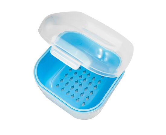 Изображение 2 Container for nail drill disinfection small square, blue