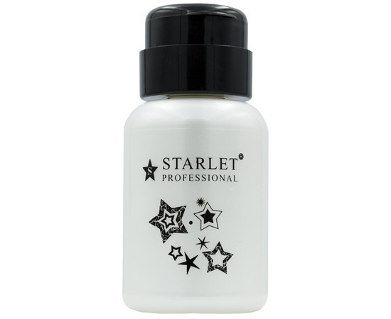 Зображення  Пляшка з помпою для спонжика Starlet Professional 200 мл