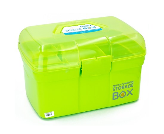 Зображення  Багатофункціональний пластиковий ящик для зберігання YRE КВ-01, зелений