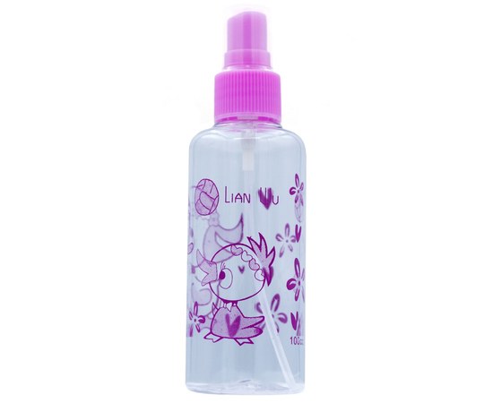 Изображение  Plastic bottle for liquid with spray 100 ml