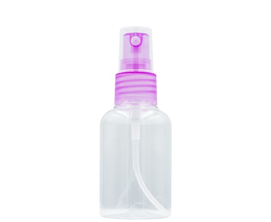 Изображение  Бутылочка пластиковая для жидкости со спреем 60 мл