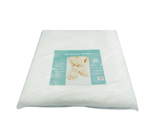 Изображение  Disposable towels Global Fashion smooth 45x90 cm, 50 pcs
