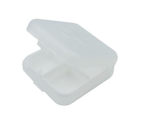 Изображение  Pill box for decoration with 4 compartments, white