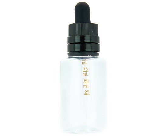 Изображение  Bottle with pipette 50 ml transparent