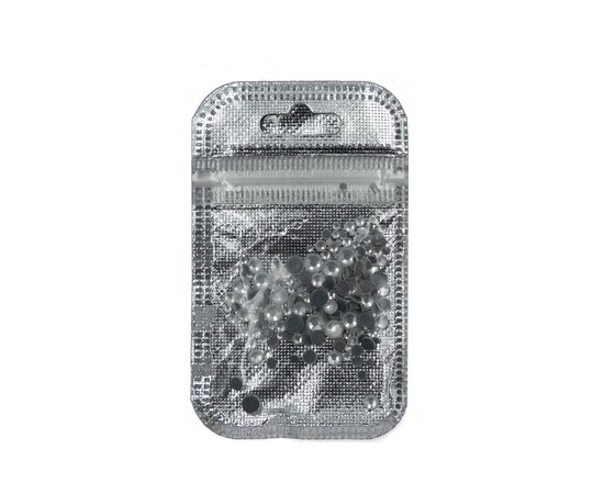 Изображение  Rhinestones for decorating nails Lilly Beaute №3836, silver
