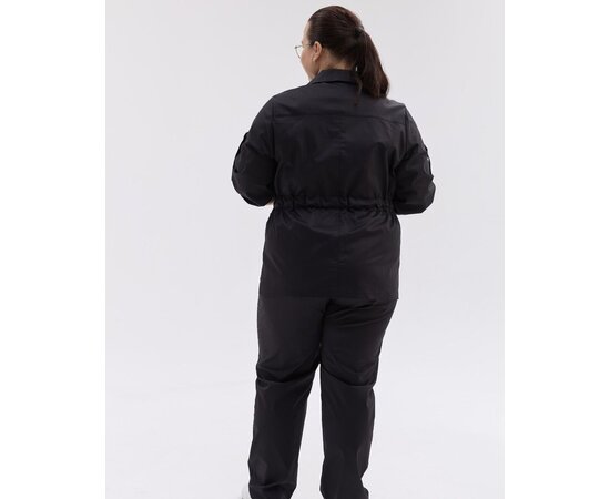 Изображение 3 Women's medical suit Cape Town black +SIZE size 68, "WHITE COAT" 585-321-679, Size: 68, Color: black