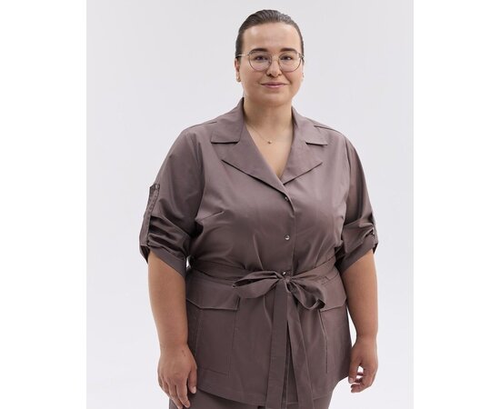 Изображение 6 Women's medical suit Cape Town cocoa +SIZE size 62, "WHITE COAT" 585-521-679, Size: 62, Color: какао