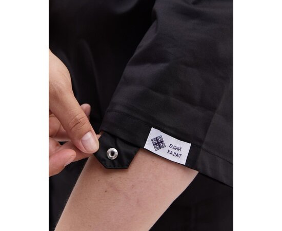 Изображение 8 Women's medical suit Cape Town black +SIZE size 70, "WHITE COAT" 585-321-679, Size: 70, Color: black