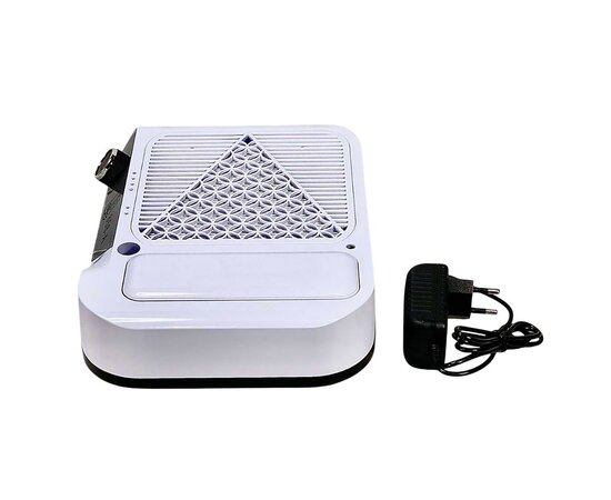 Изображение 2 Manicure extractor Nail Dust Collector 858-A 80 W, white, Options: White