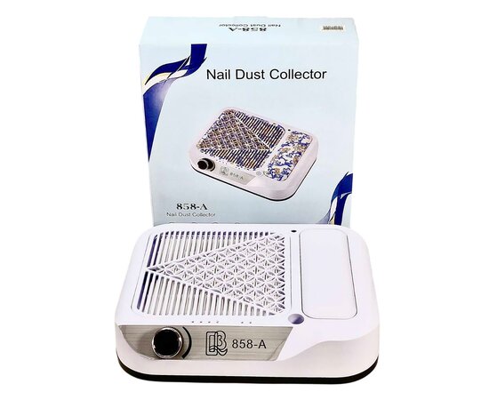 Изображение 3 Manicure extractor Nail Dust Collector 858-A 80 W, white, Options: White