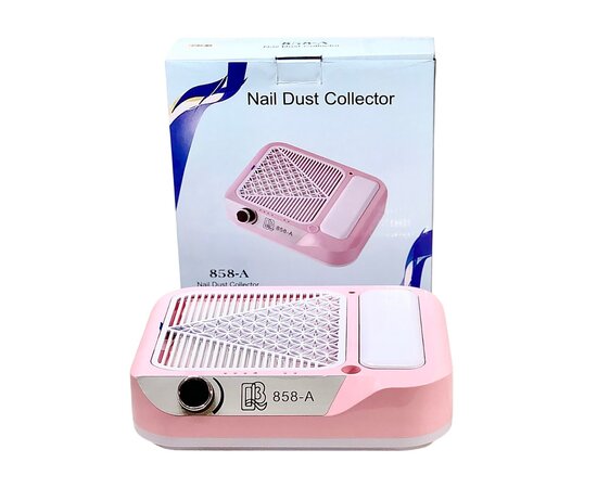 Зображення 3 Витяжка для манікюру Nail Dust Collector 858-А 80 Вт, рожева, Варіант: Pink