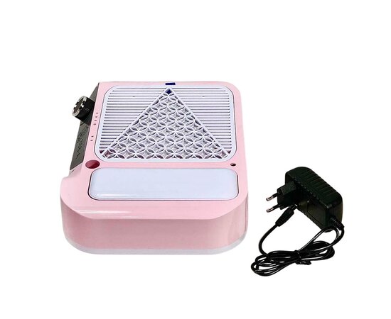 Зображення 2 Витяжка для манікюру Nail Dust Collector 858-А 80 Вт, рожева, Варіант: Pink