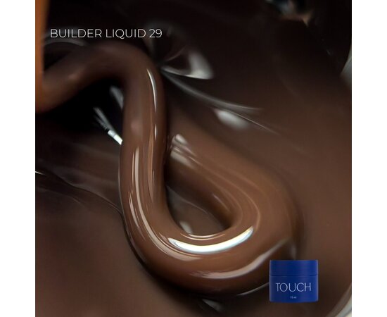 Изображение 2 Гель для наращивания Touch Builder Liquid Gel 29 коричневый, 15 мл , Объем (мл, г): 15, Вариант: 29