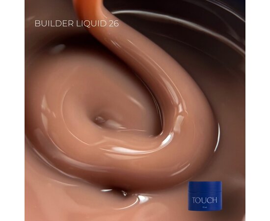 Изображение 3 Гель для наращивания Touch Builder Liquid Gel 26 бежевый, 15 мл , Объем (мл, г): 15, Вариант: 26